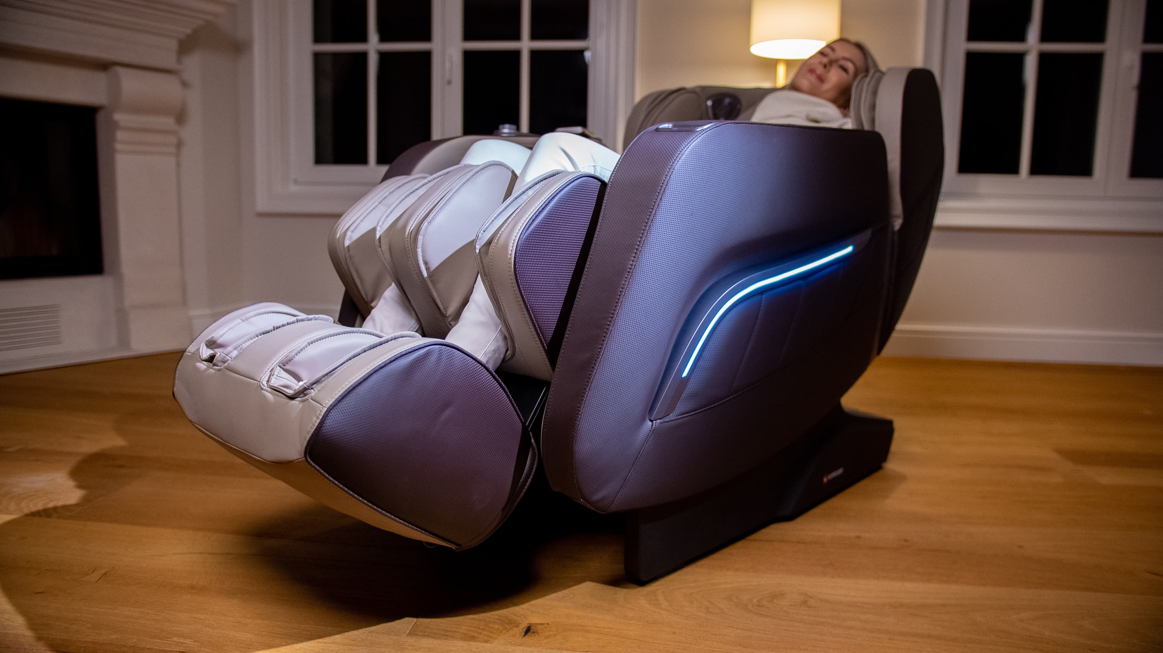 Voetmassage met luchtkussens